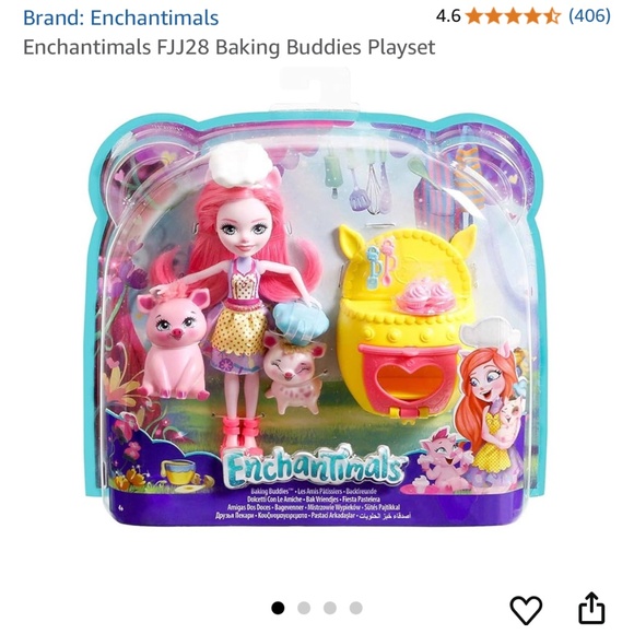 Enchantimals 🍍🧃Fruit Cart with Shopkins 🍦Peppa Mint Ice Cream Cart - Picture 9 of 11